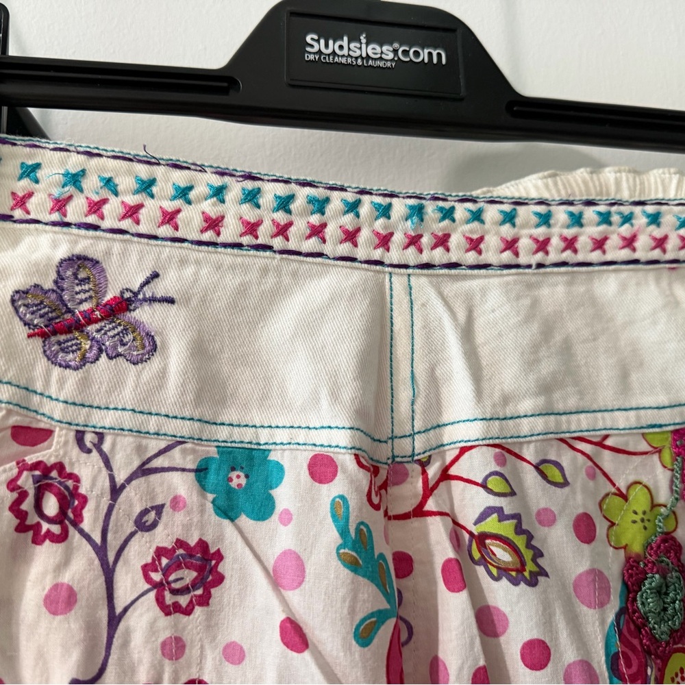 Mim-Pi Pink Ruffle Tank & Floral Capri Pajama Set - Picture 3 of 6